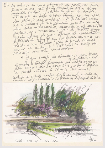 Fontellum Capa ; Fotografias antigas geral ; Fotografias antigas Carreira dos Carvalhos e Paço ; Fontellum 1 ; Fontellum 2 ; Fontellum 3 ; Fontellum 4 ; Fontellum 5 ; Fontellum Memória 1 ; Fontellum Memória 2 ; Fontellum Memória 3 ; Fontellum Memória 4 ; Fontellum Memória 5 ; Fontellum poema I ; Fontellum poema I a) ; Fontellum poema I b) ; Fontellum poema II ; Fontellum poema III ; Fontellum poema IV ; Fontellum poema V ; Fontellum poema VI ; Fontellum poema VII ; Fontellum poema VIII ; s/ título ; Planta antiga da cidade de Viseu ; Planta da Estação Agrária adjacente ao Fontelo ; Notas sobre o poema Fontellum de António Cabedo ; Excertos som tradução do Poema Fontellum de António Cabedo escrito em latim entre Agosto e Setembro 1553
Fontellum Capa ; Fotografias antigas geral ; Fotografias antigas Carreira dos Carvalhos e Paço ; Fontellum 1 ; Fontellum 2 ; Fontellum 3 ; Fontellum 4 ; Fontellum 5 ; Fontellum Memória 1 ; Fontellum Memória 2 ; Fontellum Memória 3 ; Fontellum Memória 4 ; Fontellum Memória 5 ; Fontellum poema I ; Fontellum poema I a) ; Fontellum poema I b) ; Fontellum poema II ; Fontellum poema III ; Fontellum poema IV ; Fontellum poema V ; Fontellum poema VI ; Fontellum poema VII ; Fontellum poema VIII ; s/ título ; Planta antiga da cidade de Viseu ; Planta da Estação Agrária adjacente ao Fontelo ; Notas sobre o poema Fontellum de António Cabedo ; Excertos som tradução do Poema Fontellum de António Cabedo escrito em latim entre Agosto e Setembro 1553