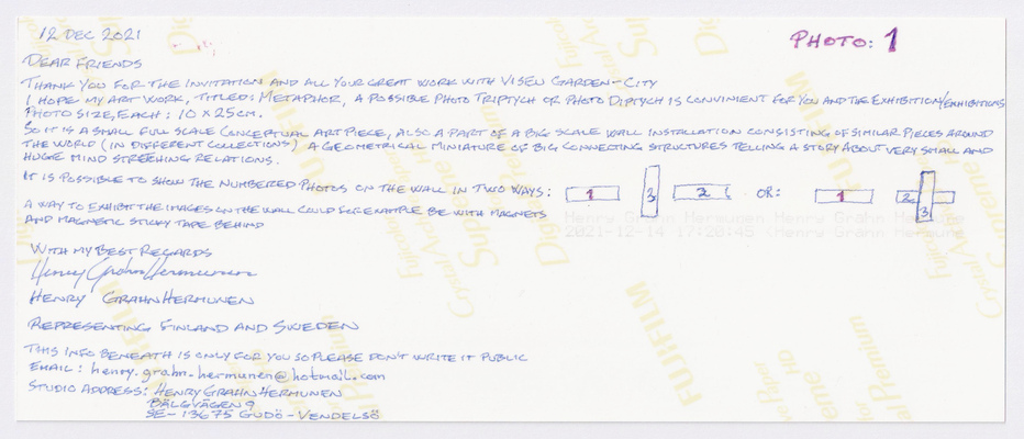 Photo 1 ; Photo 2 ; Photo 3
Photo 1 ; Photo 2 ; Photo 3