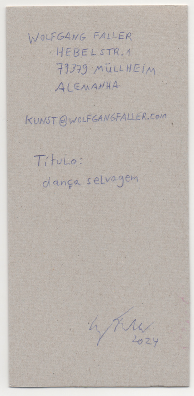 dança selvagem; Aus dem Bild springen
dança selvagem; Aus dem Bild springen