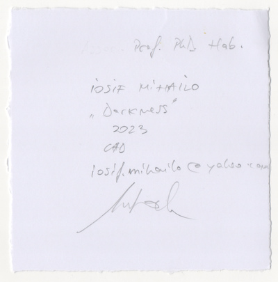 Darkness; Open
Darkness; Open